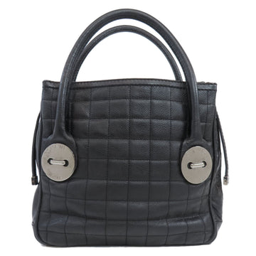 Chanel Chocolate bar Black Pony-Style Calfskin Handbag 