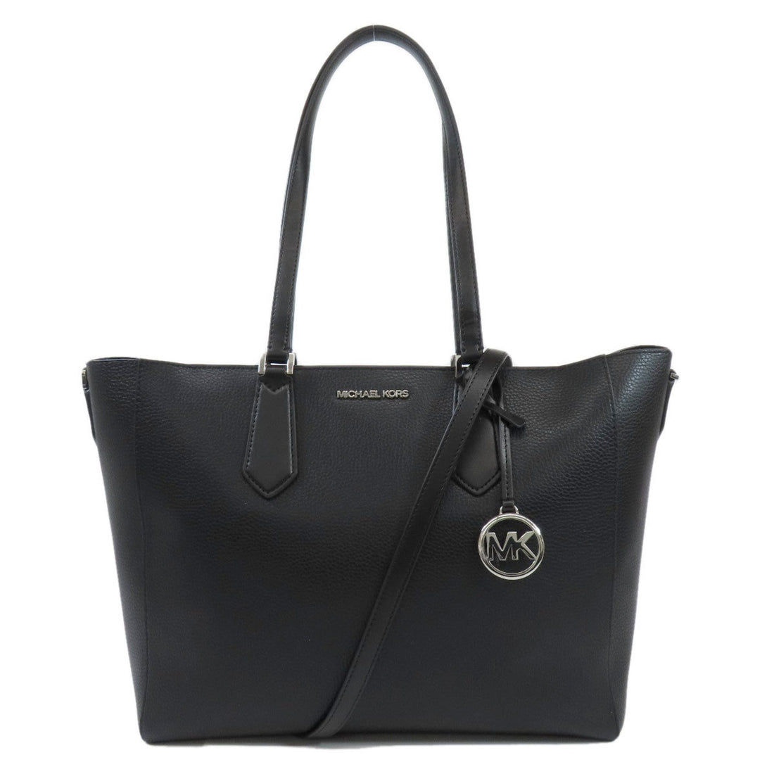 Michael Kors Kimberly Black Leather Tote Bag