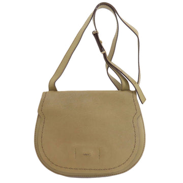 Furla Khaki Leather Shoulder Bag