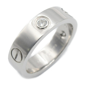 Cartier Love Silver White Gold Ring 