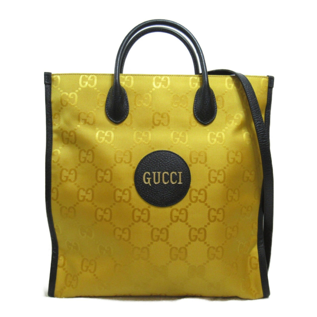 Gucci Off the grid Yellow Synthetic Tote Bag