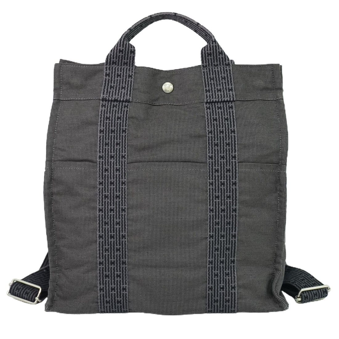 Hermès Herline Black Polyamide Backpack Bag