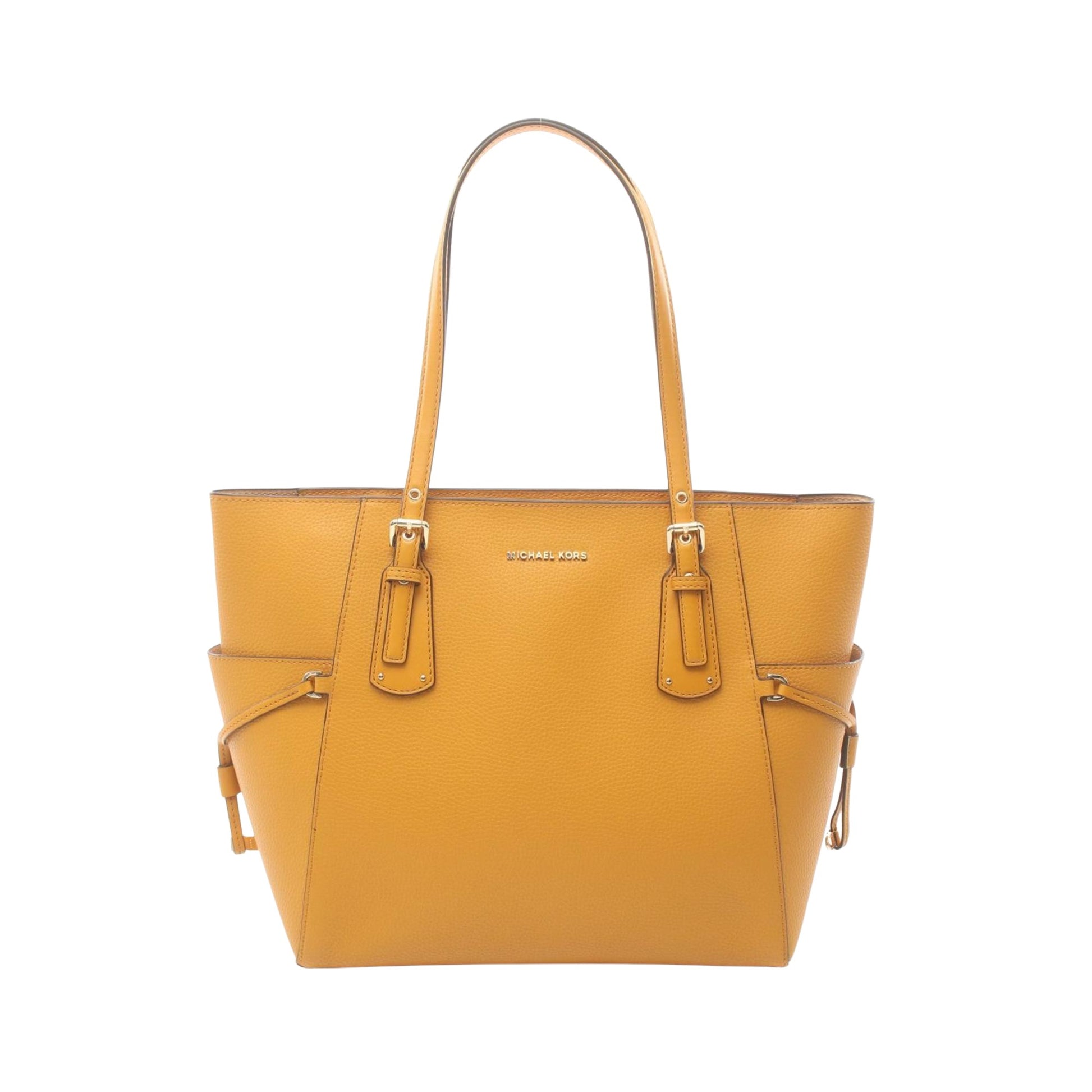 Michael Kors Voyager Camel Leather Tote Bag