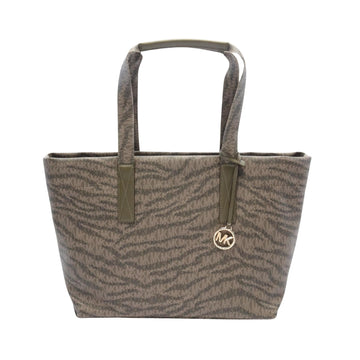 Michael Kors Khaki Canvas Tote Bag