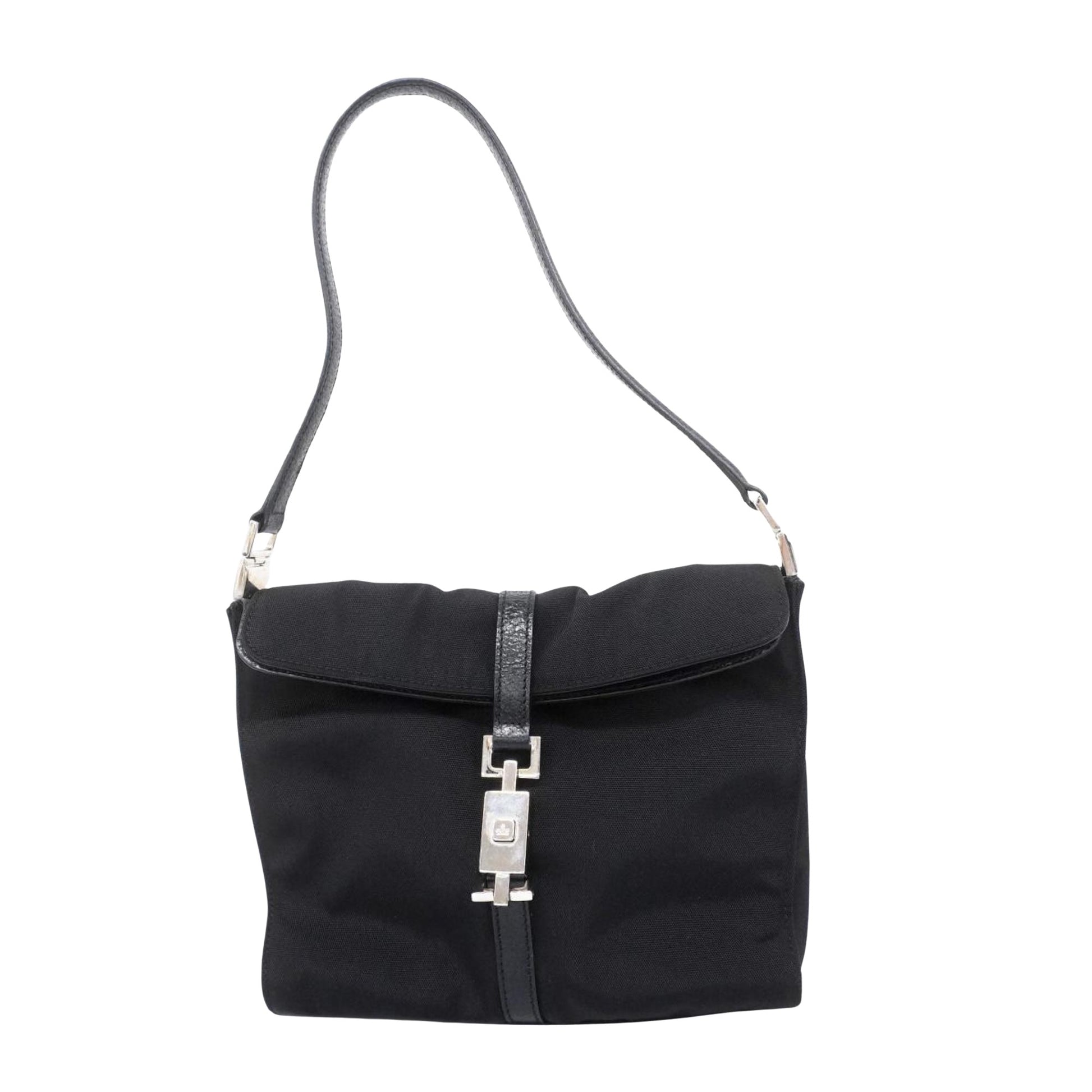 Gucci Jackie Black Synthetic Shoulder Bag