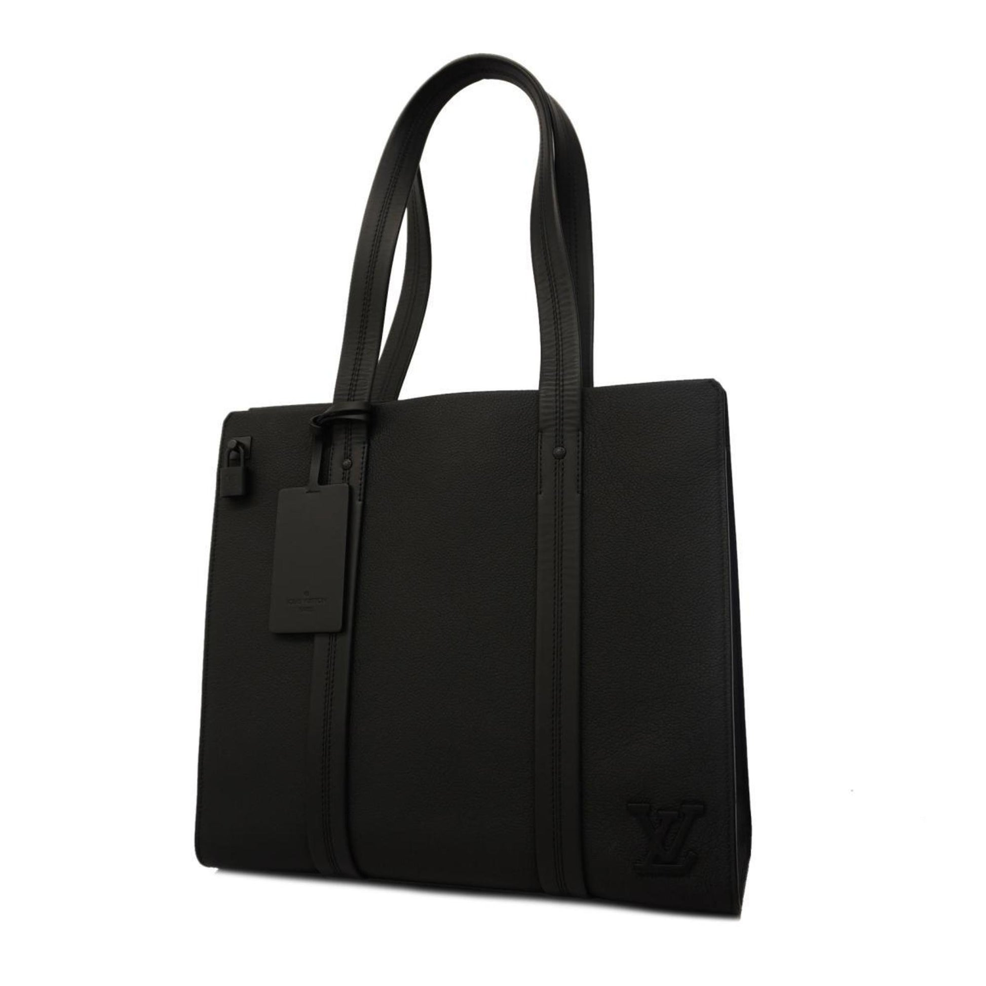 Louis Vuitton Takeoff Black Leather Tote Bag