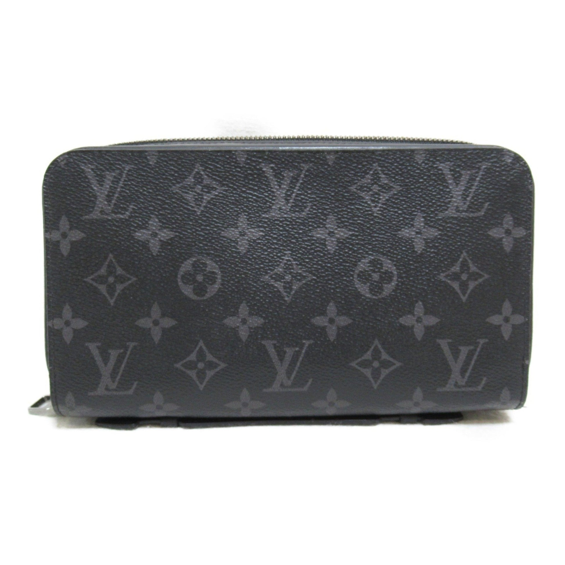 Louis Vuitton Zippy XL Grey Canvas Wallet 