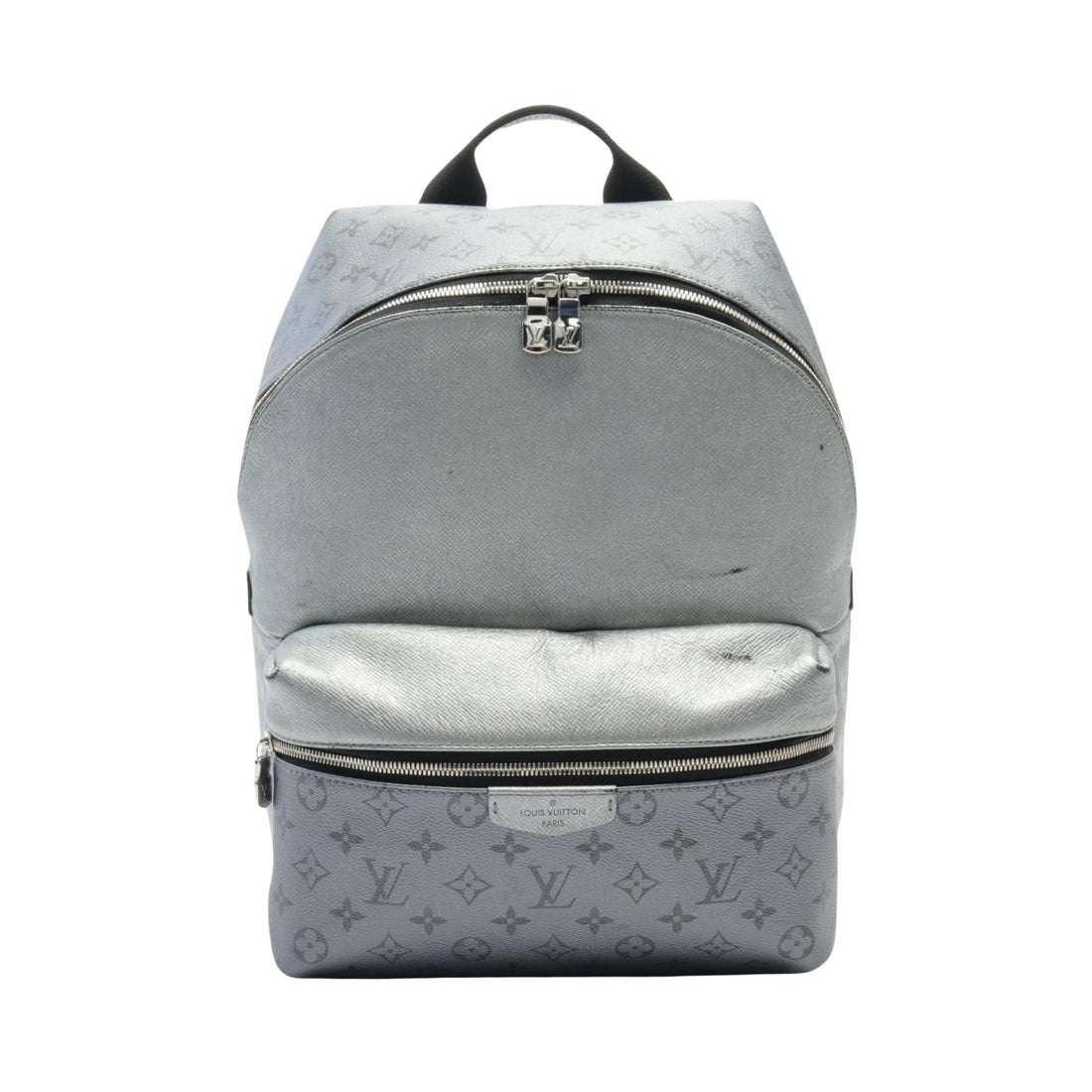 Louis Vuitton Discovery Silver Canvas Backpack Bag