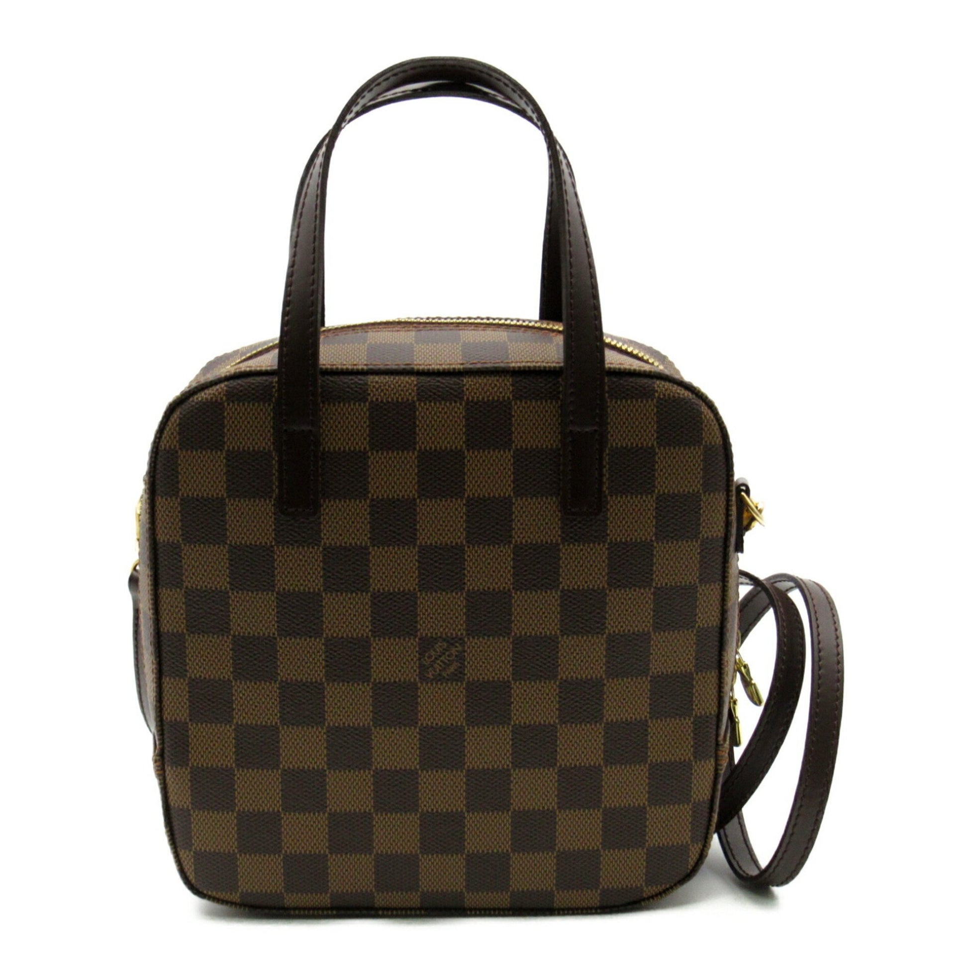 Louis Vuitton Spontini Brown Canvas Shoulder Bag