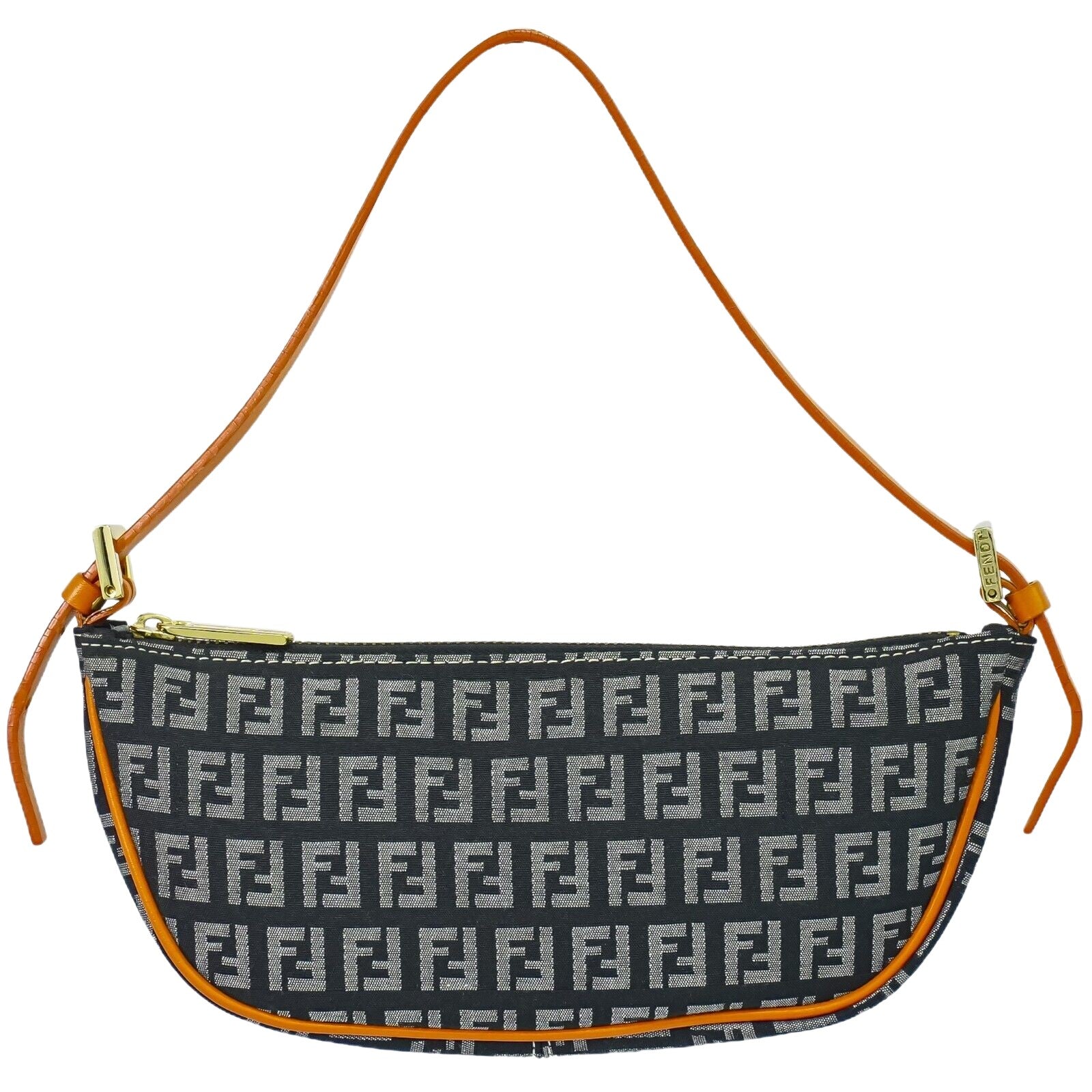 Fendi Zucchino Multicolour Canvas Handbag 