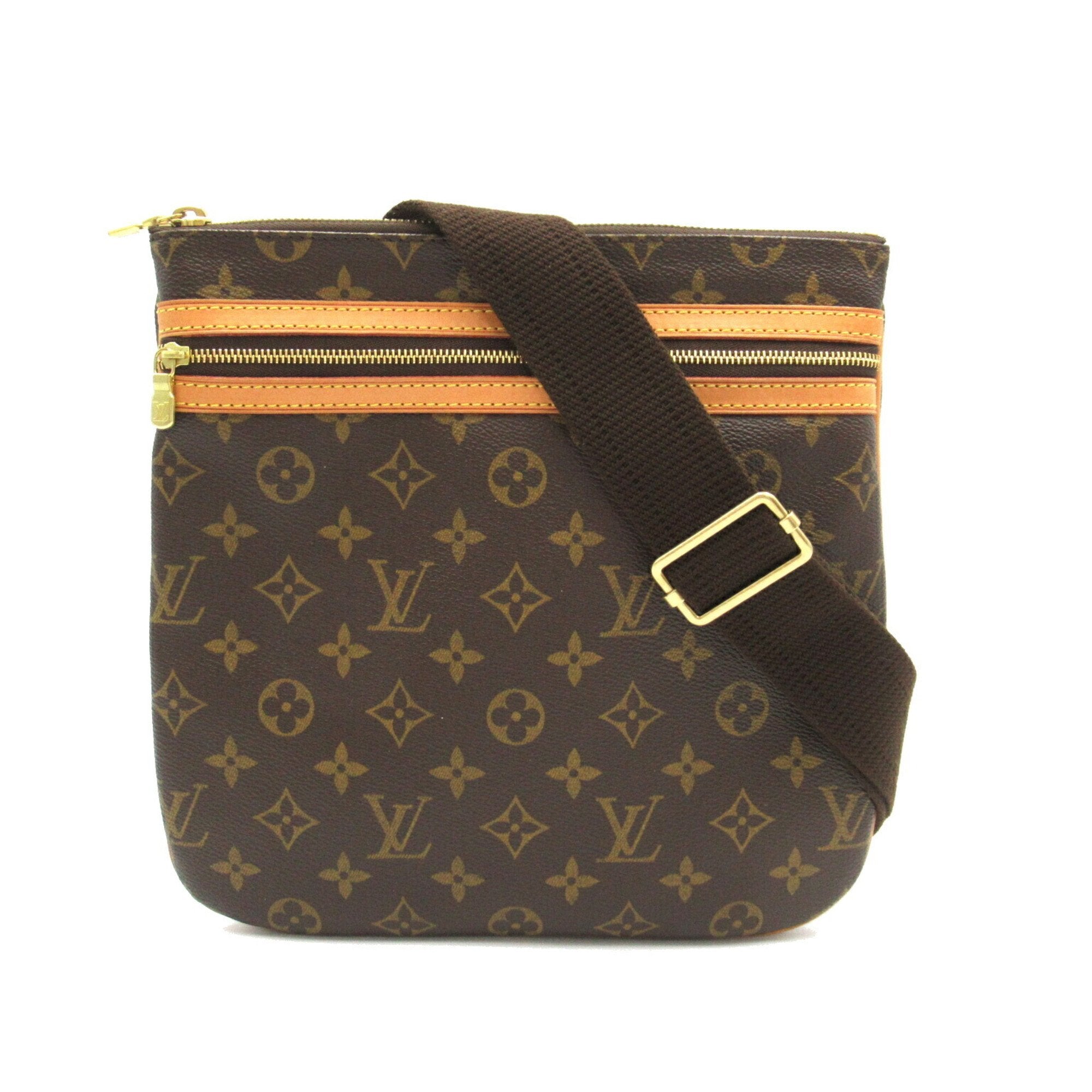 Louis Vuitton Bosphore Brown Canvas Shoulder Bag