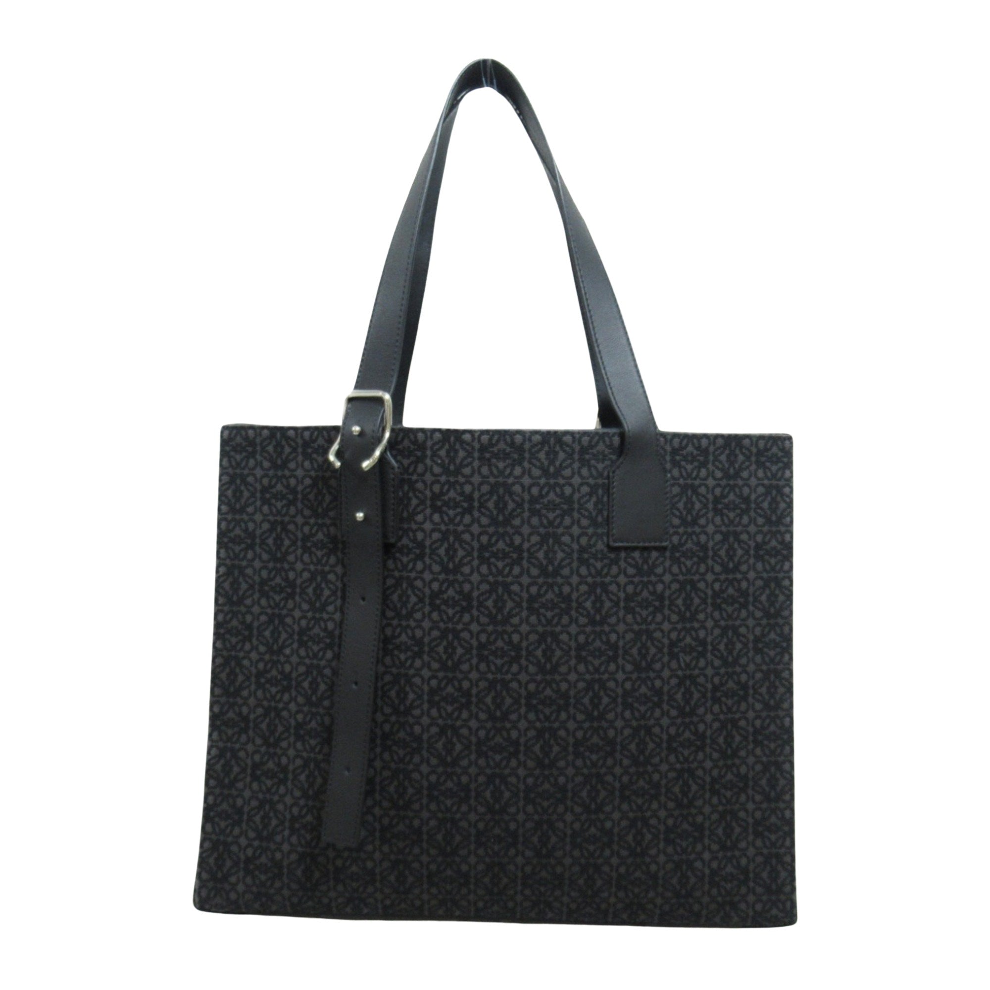 Loewe Anagram Black Pony-Style Calfskin Tote Bag