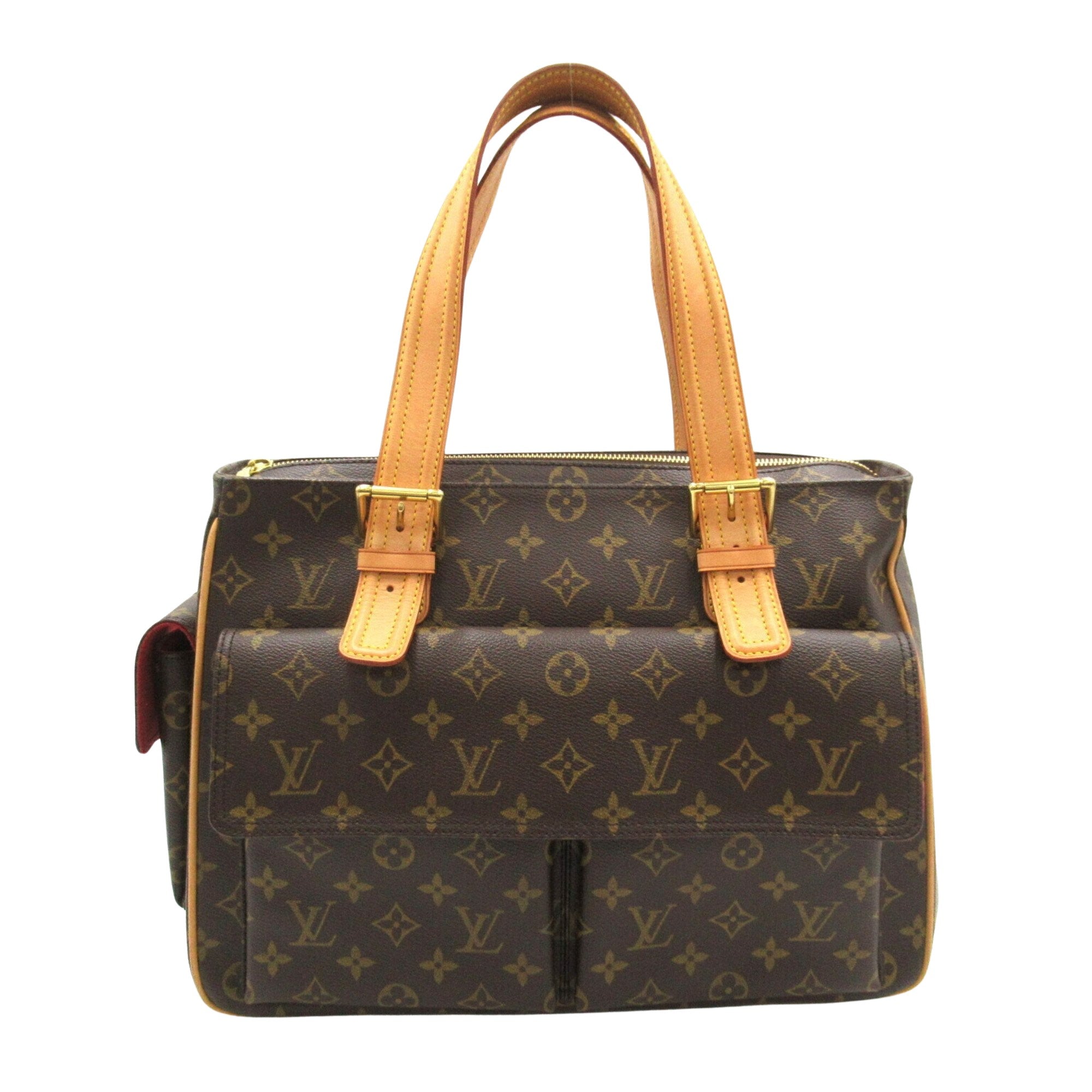 Louis Vuitton Multipli Cité Brown Leather Shoulder Bag