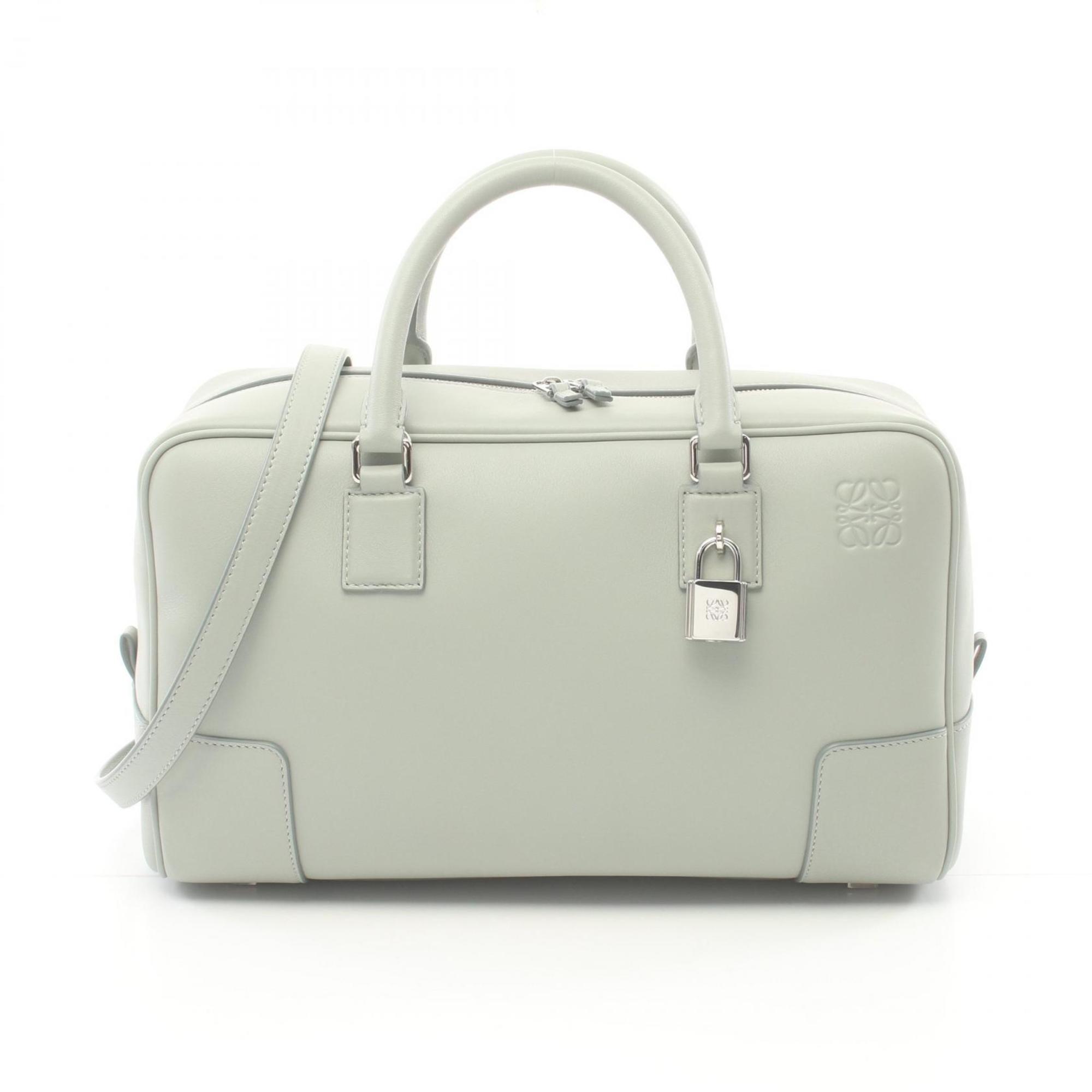 Loewe Amazona Grey Leather Handbag 