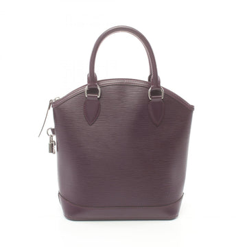 Louis Vuitton Lockit Purple Leather Handbag 