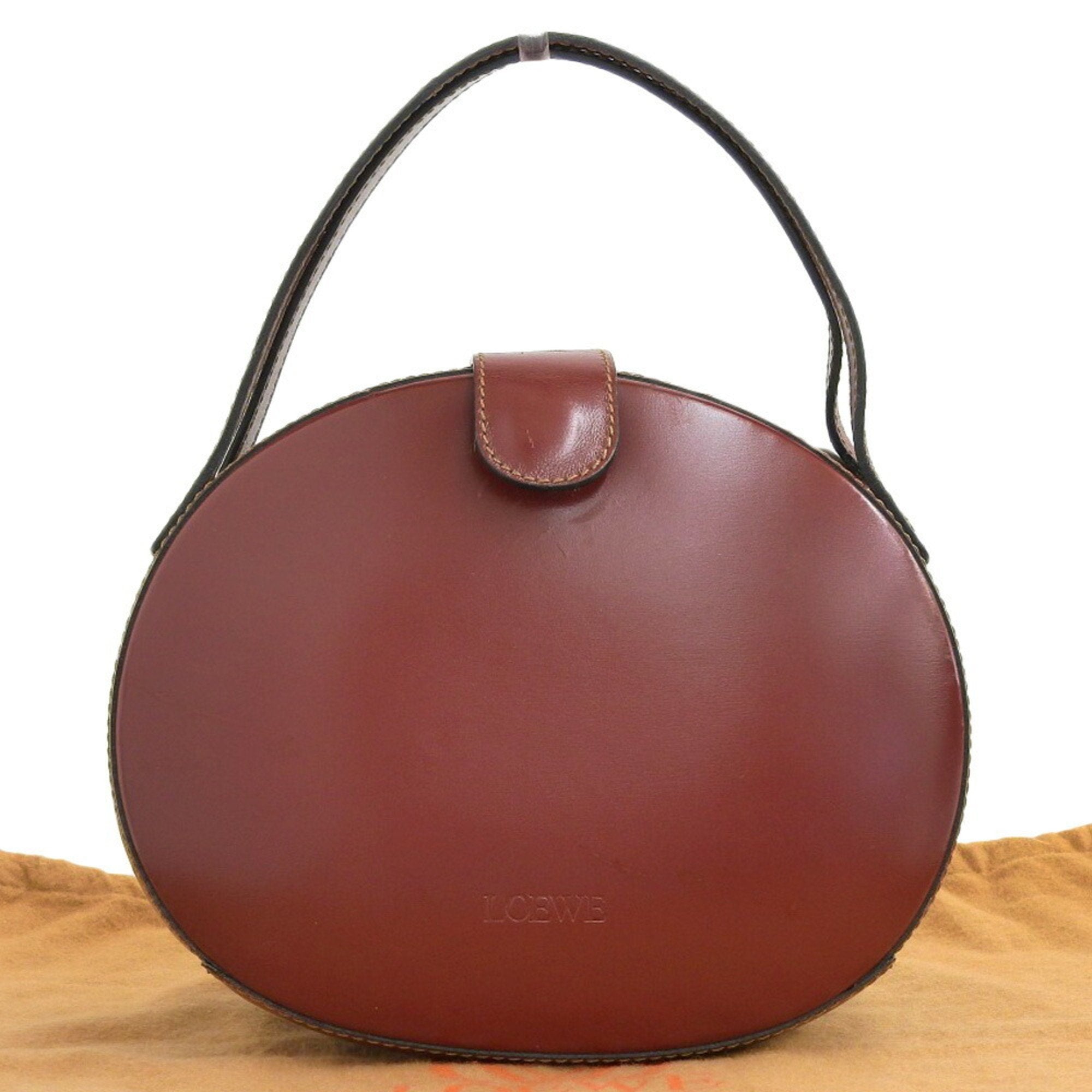 Loewe Red Leather Handbag 