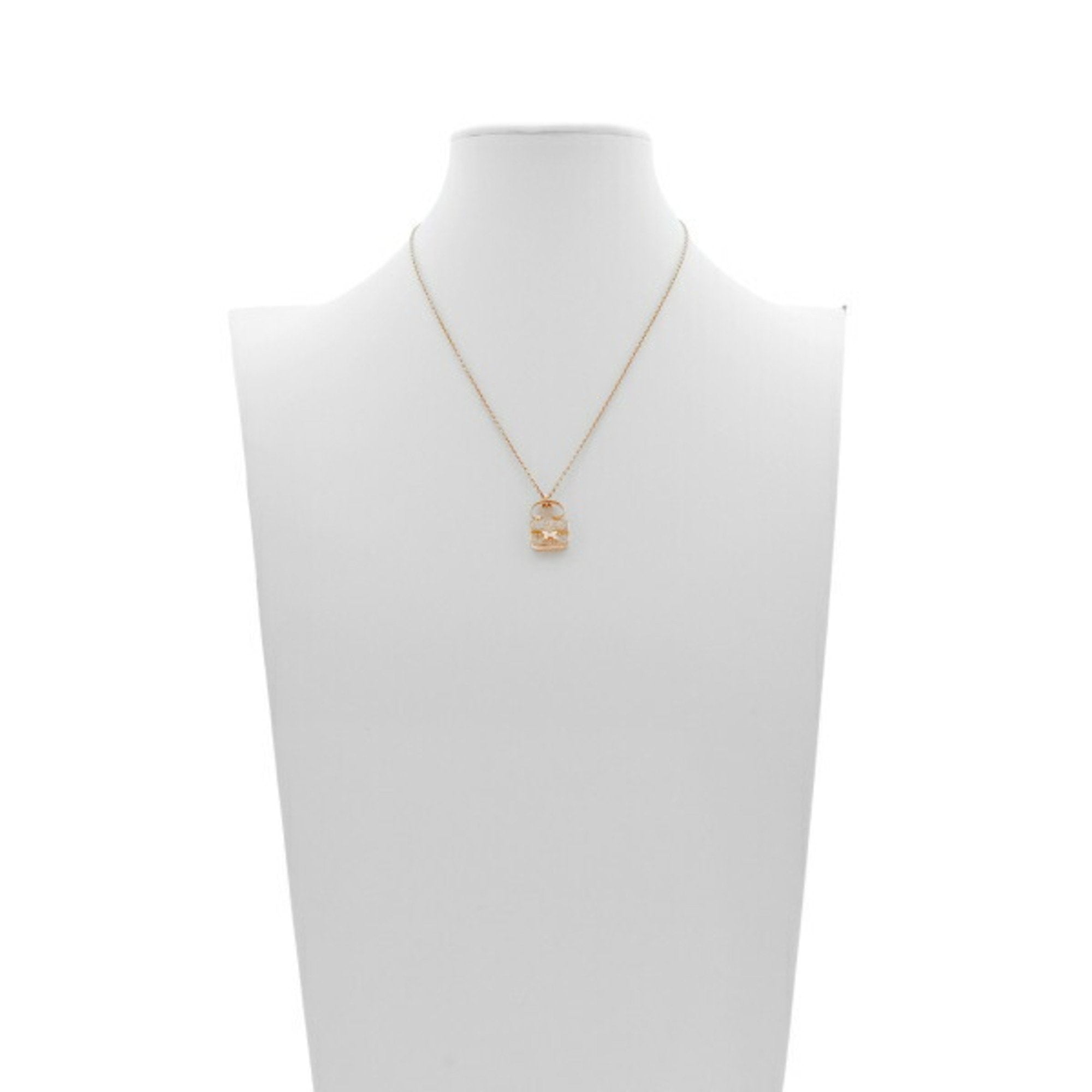 Hermès Amulette Gold Rose Gold Necklace 