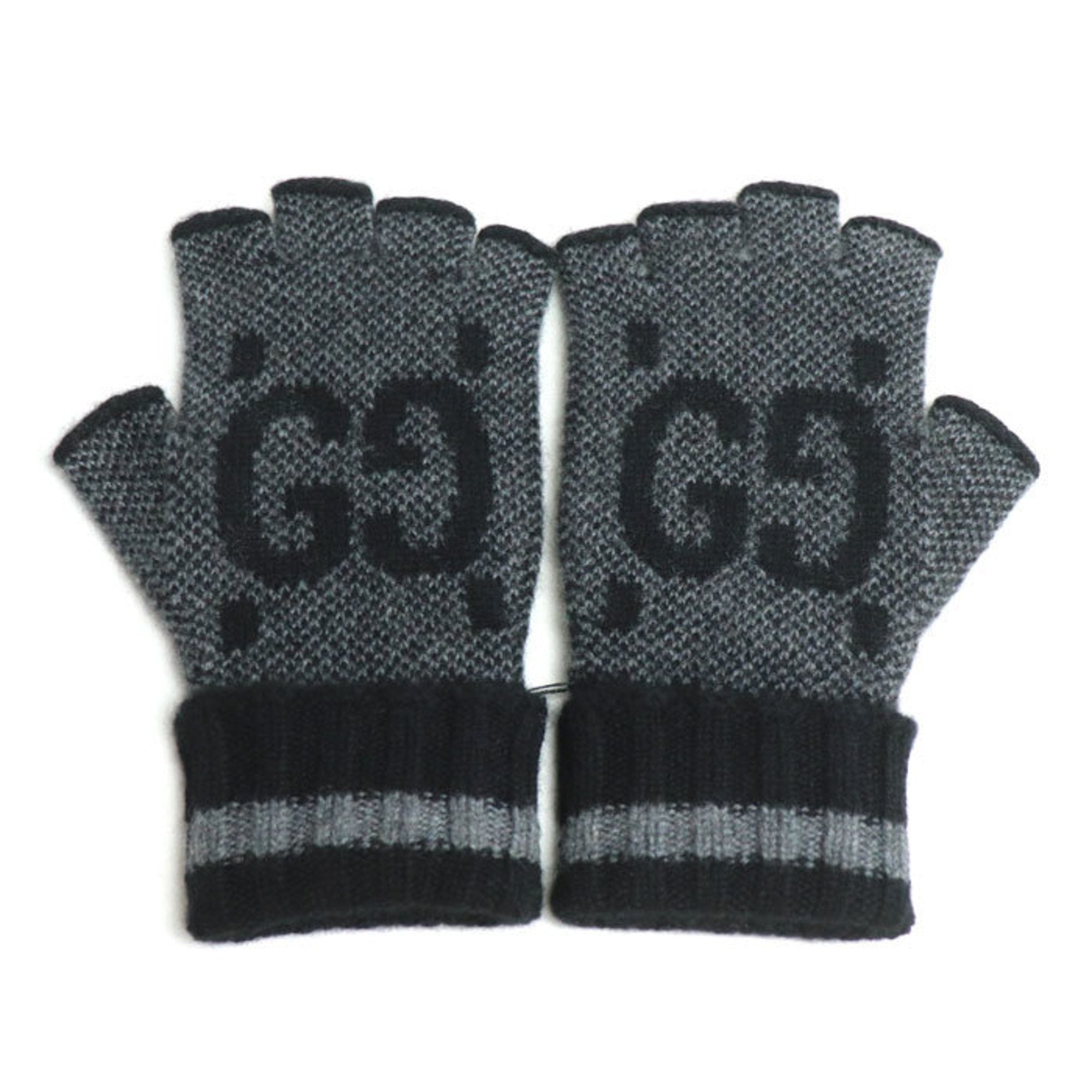 Gucci Black Cashmere Gloves 