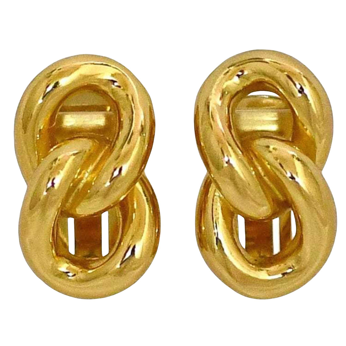 Dior Gold Gold Plated Earring 