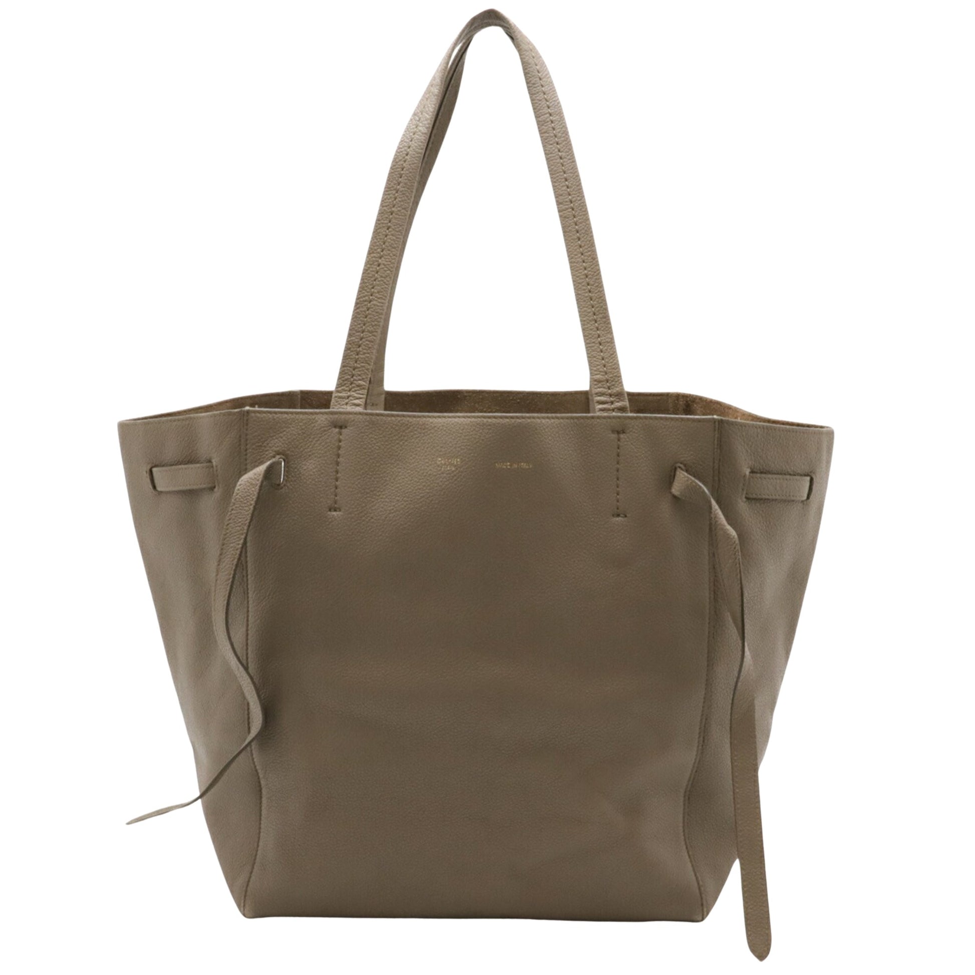 Céline Cabas Phantom Grey Leather Tote Bag