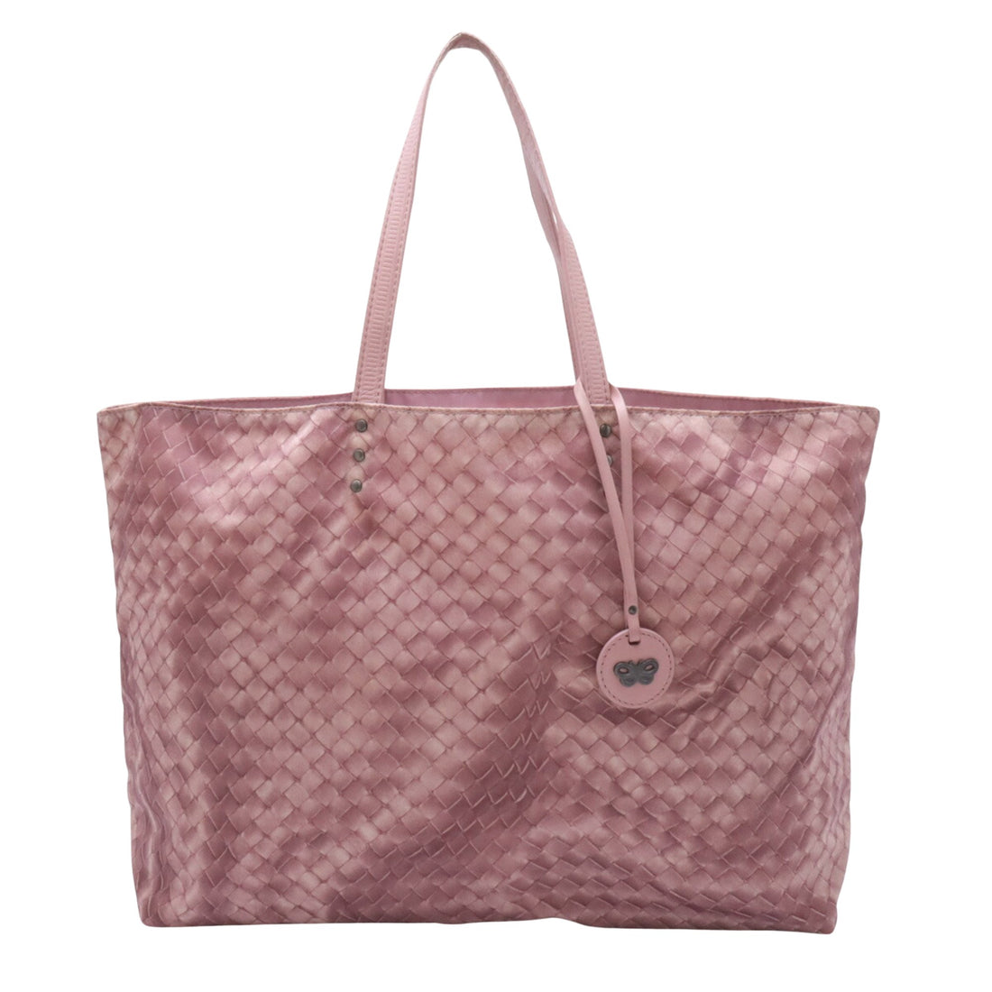 Bottega Veneta Intrecciato Pink Synthetic Shoulder Bag