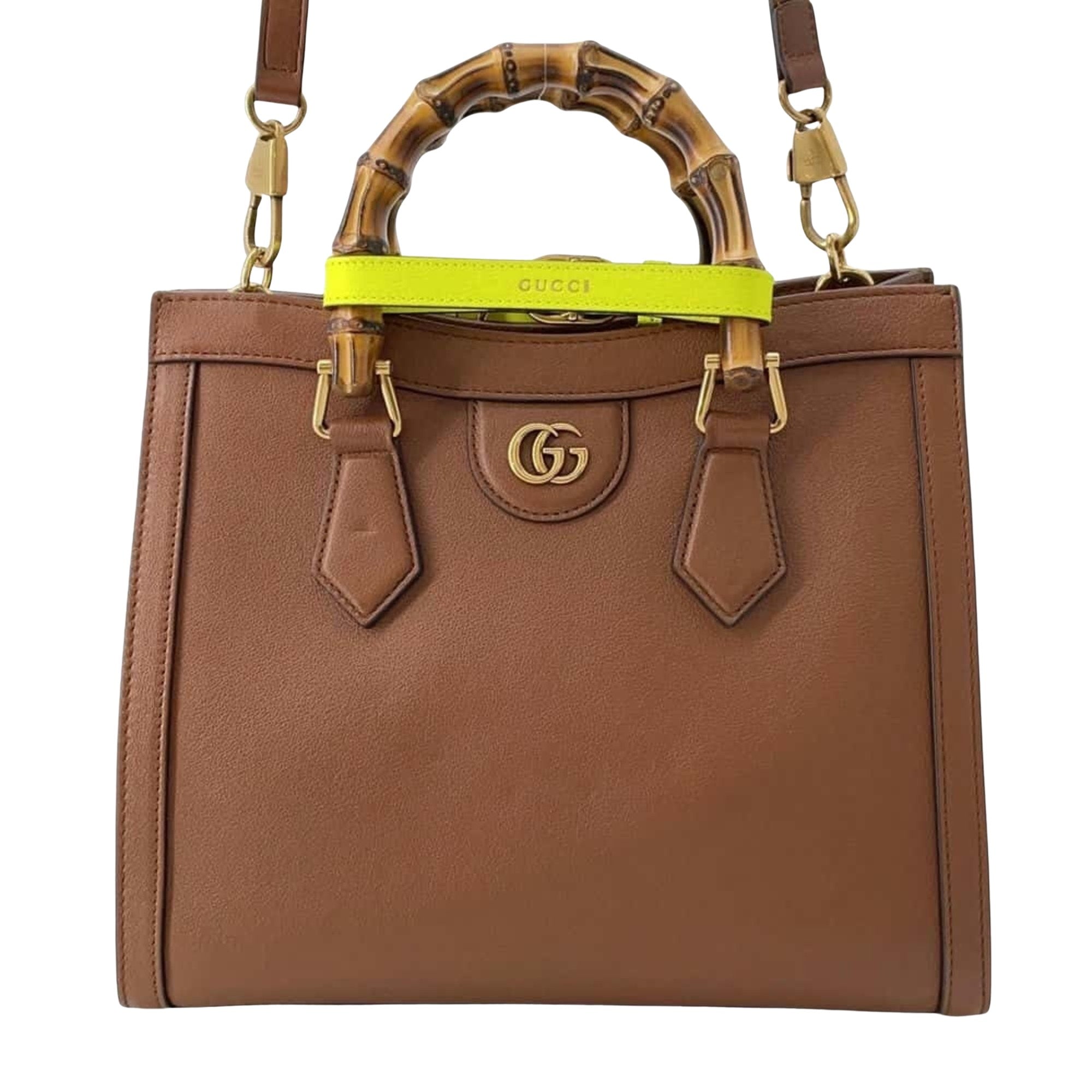 Gucci Diana Brown Leather Shoulder Bag