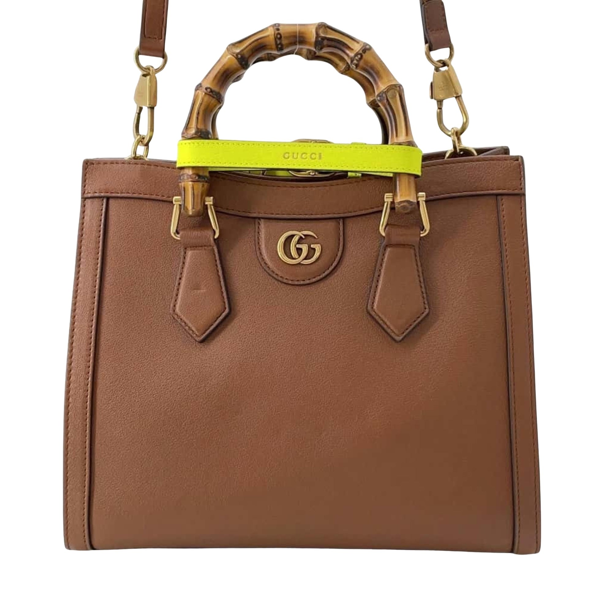 Gucci Diana Brown Leather Shoulder Bag