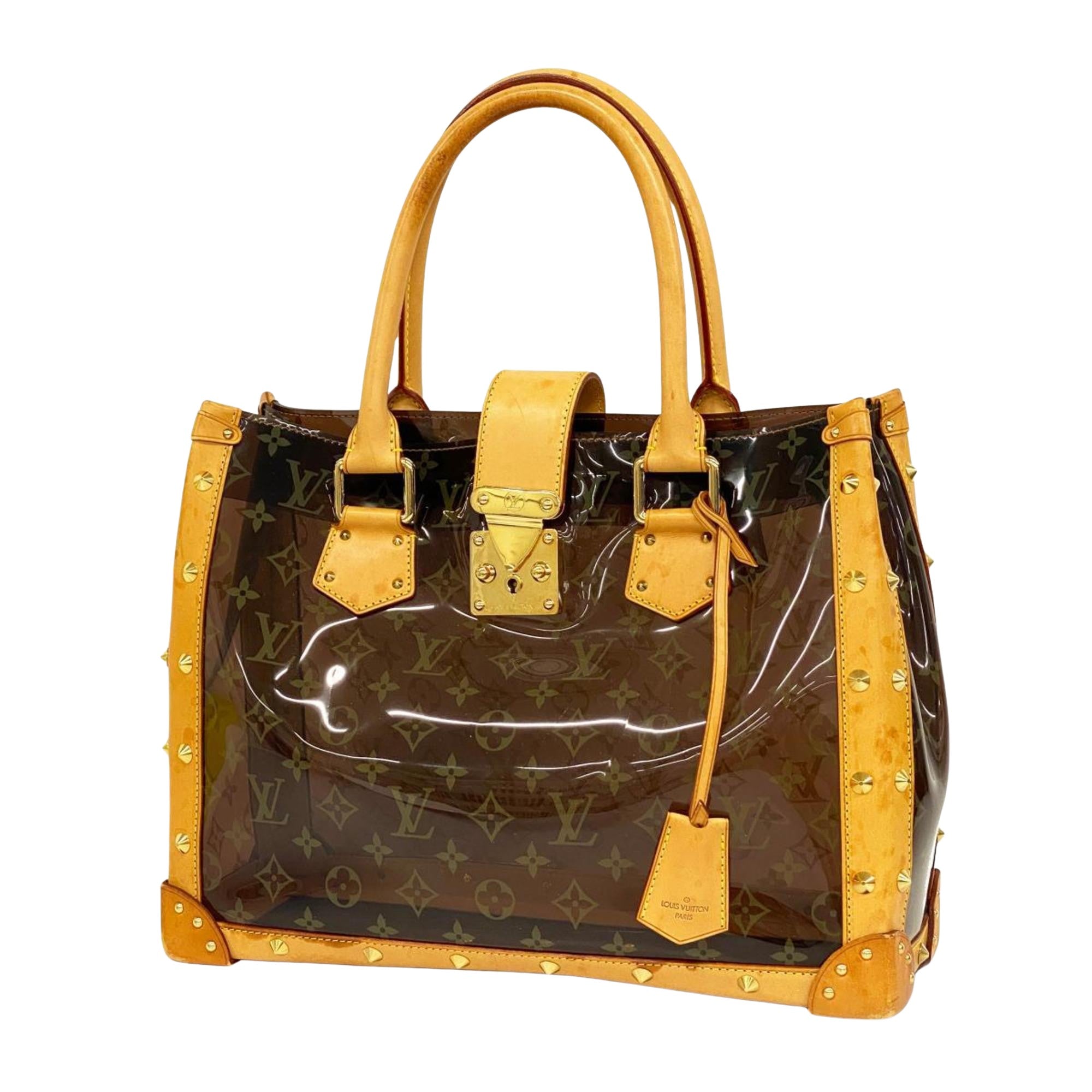 Louis Vuitton Ambre Brown Vinyl Tote Bag