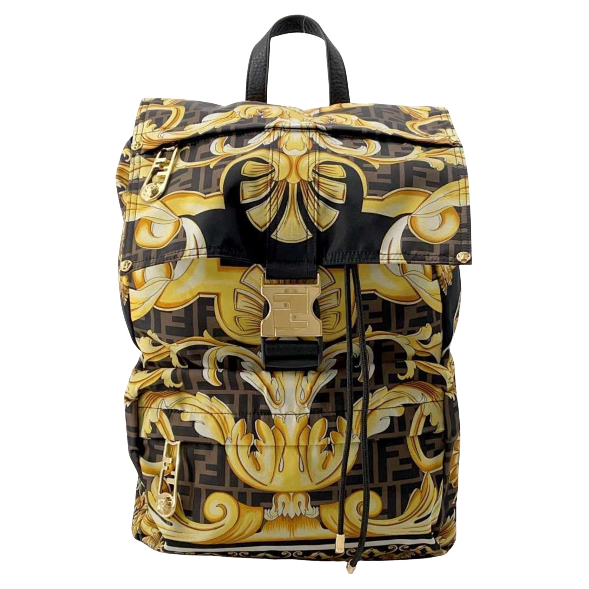 Fendi Multicolour Synthetic Backpack Bag