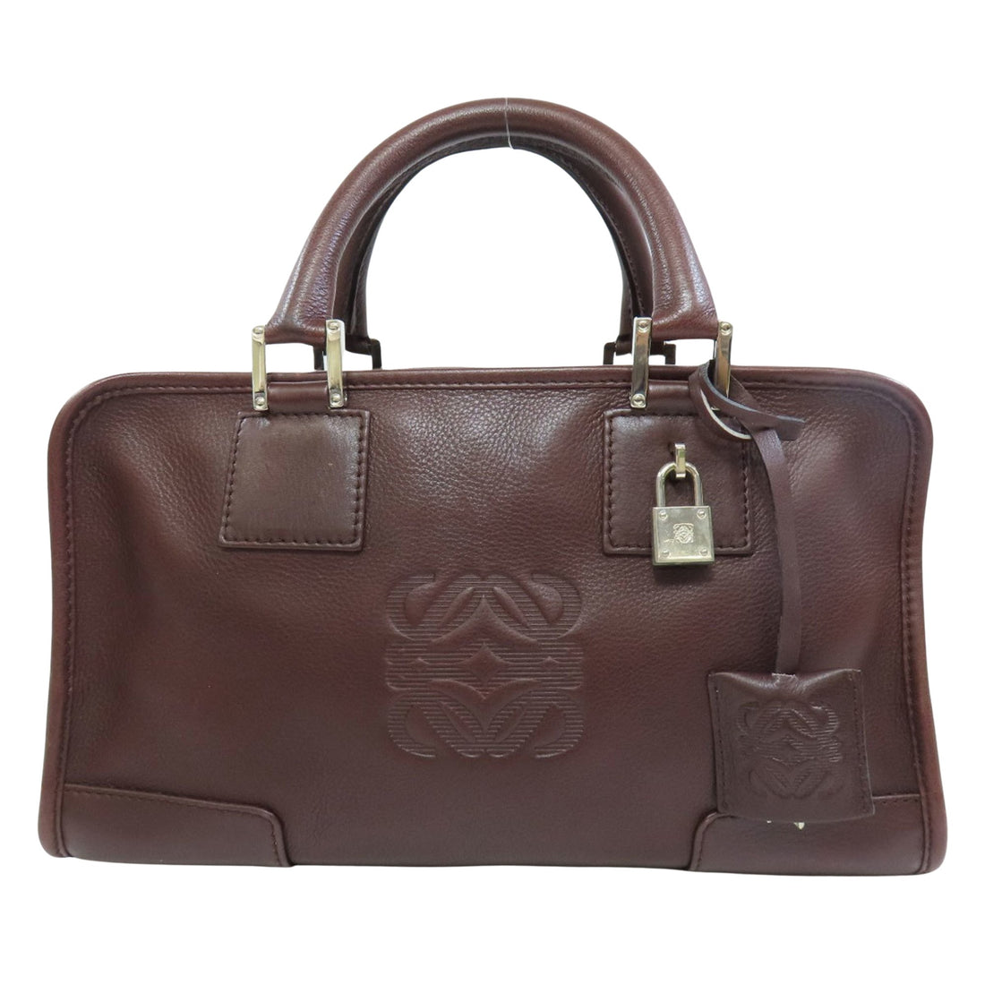 Loewe Amazona Brown Pony-Style Calfskin Handbag 