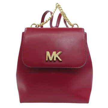 Michael Kors Red Leather Backpack Bag