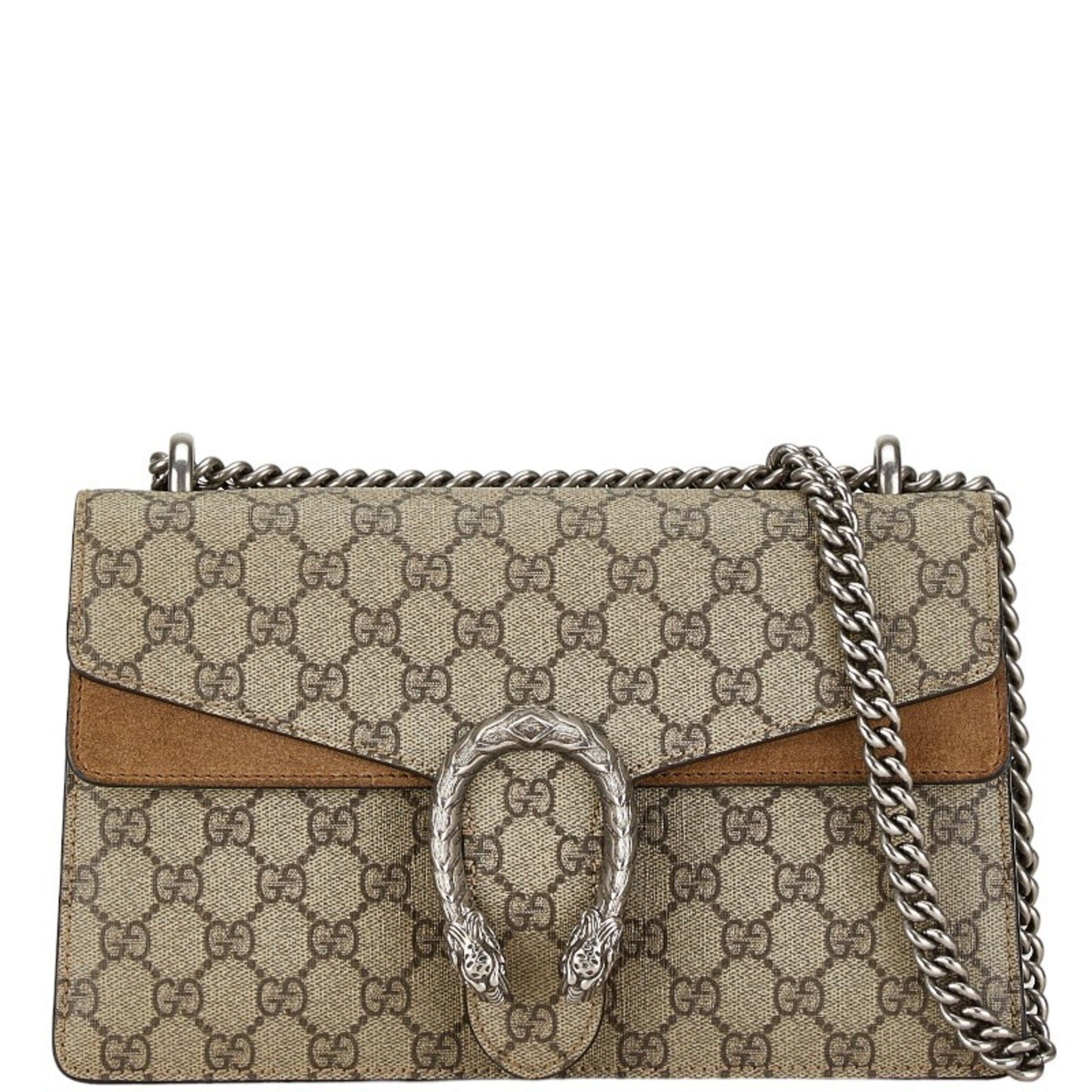 Gucci Dionysus Beige Canvas Shopper Bag