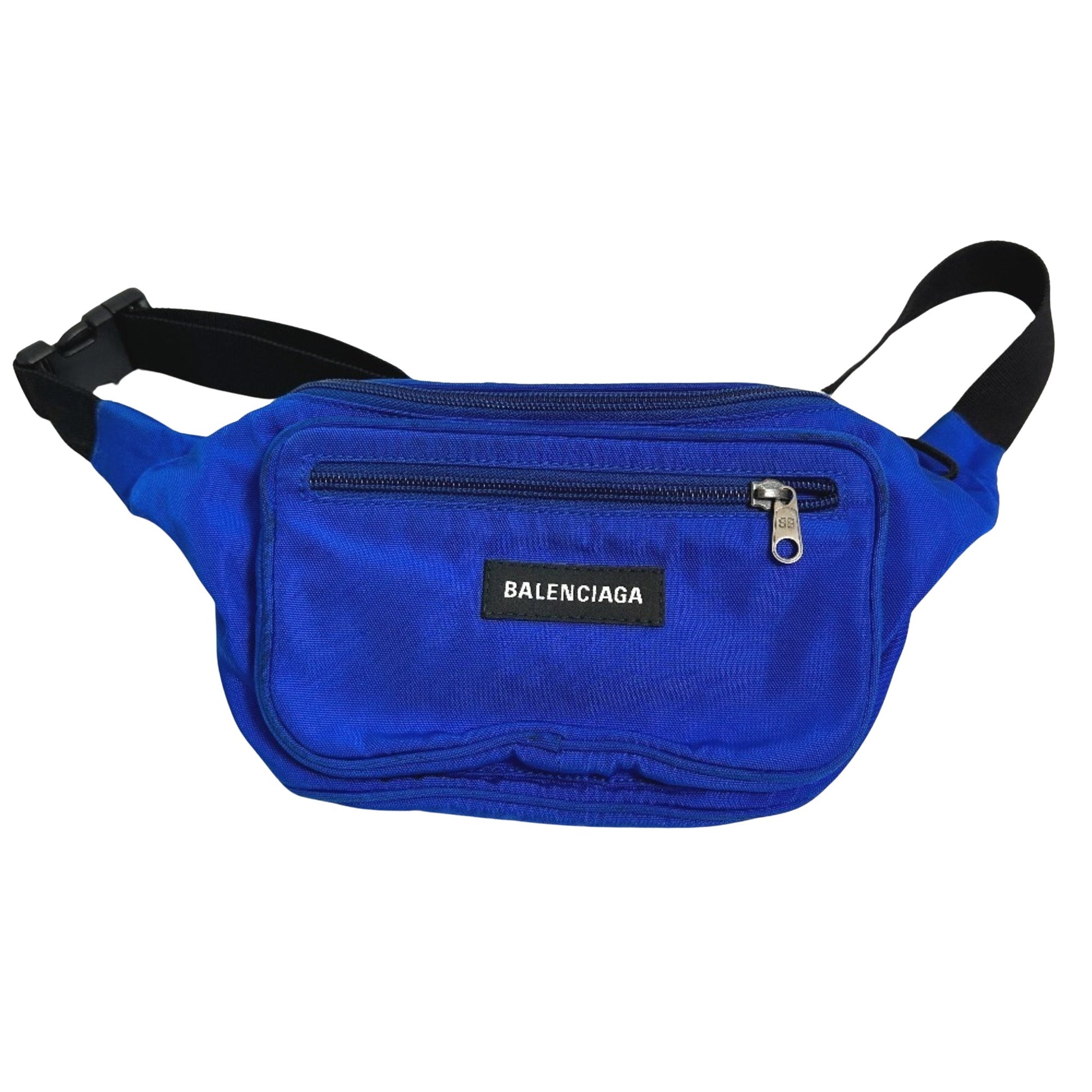 Balenciaga Explorer Blue Synthetic Shoulder Bag