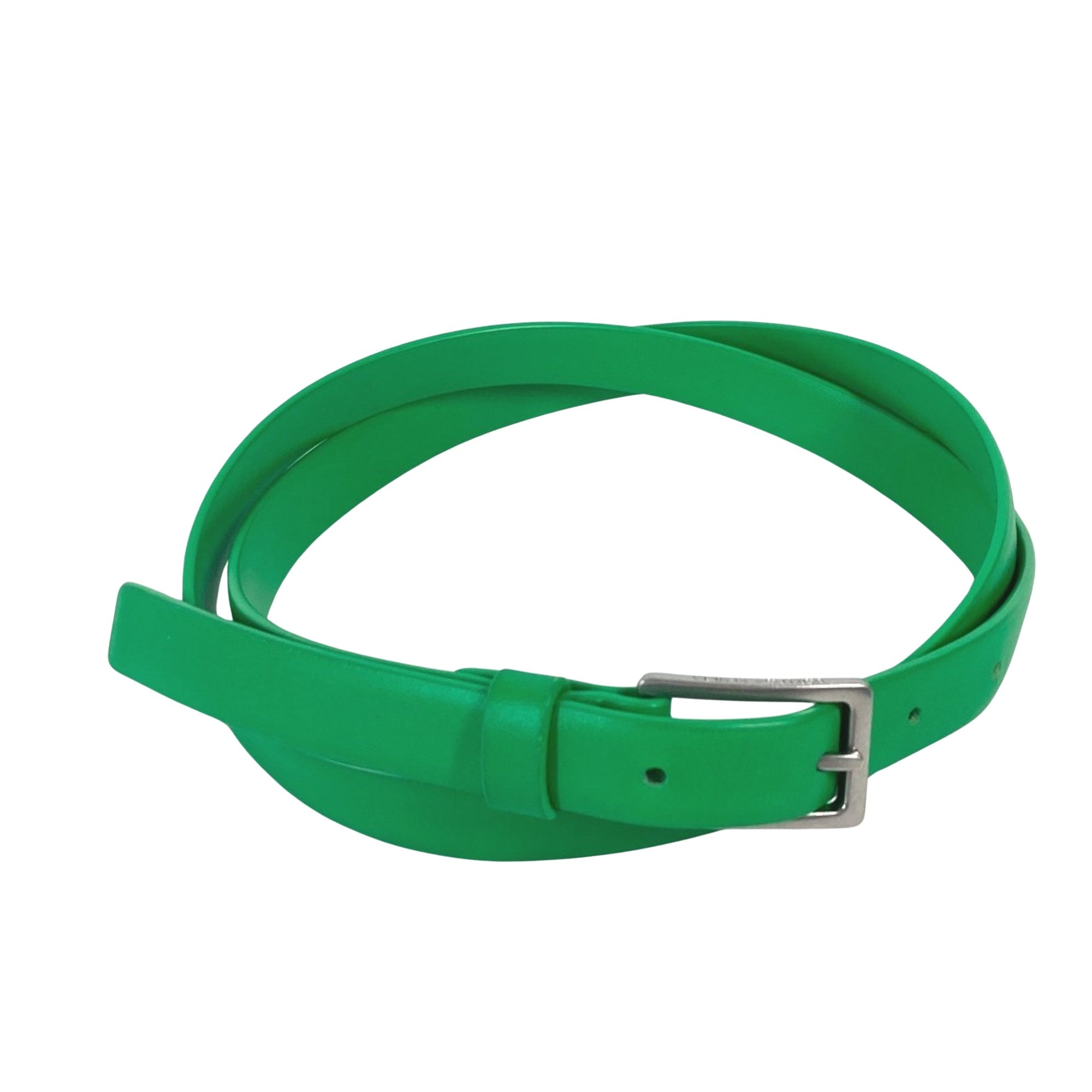 Bottega Veneta Green Leather Belt 