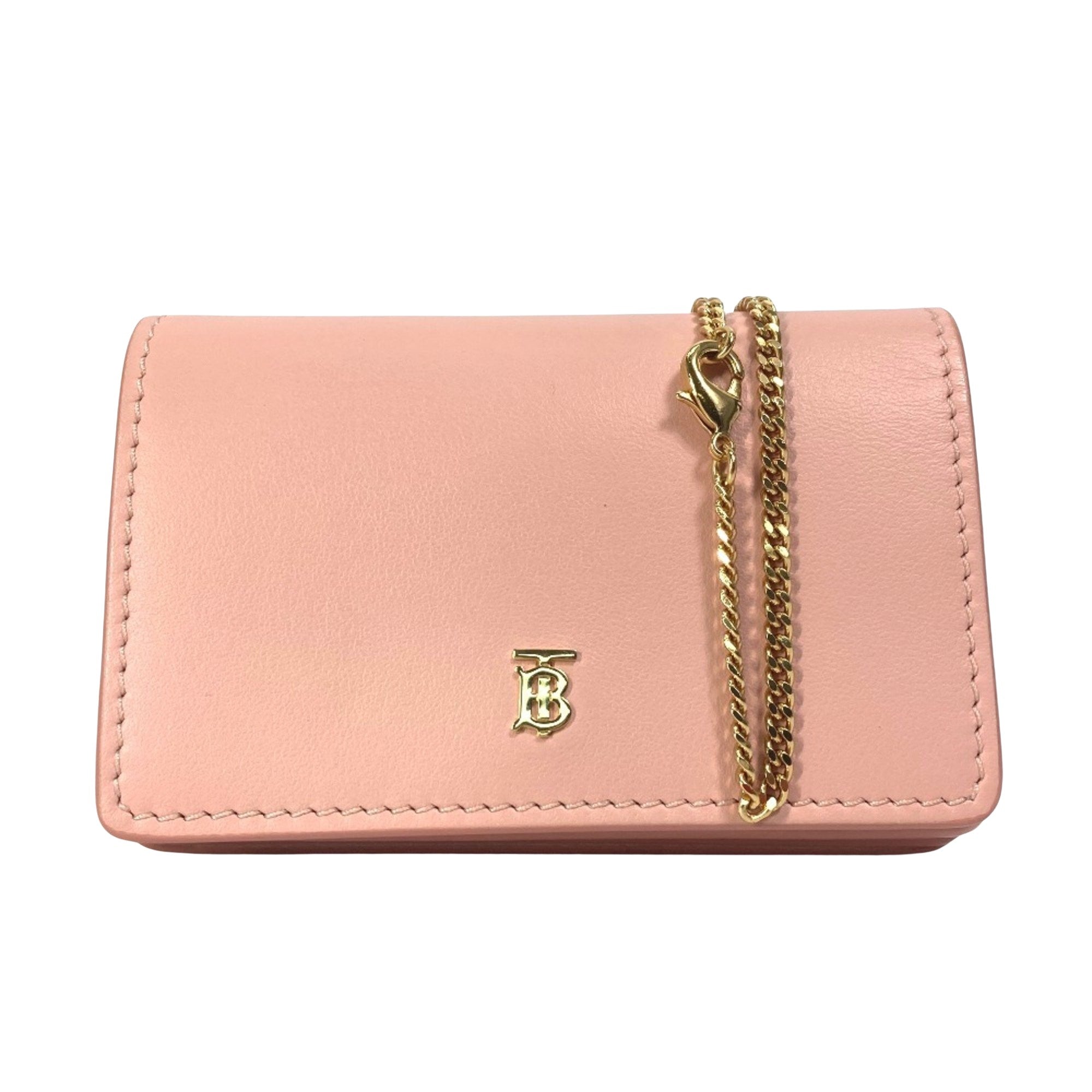 Burberry TB Pink Leather Wallet 