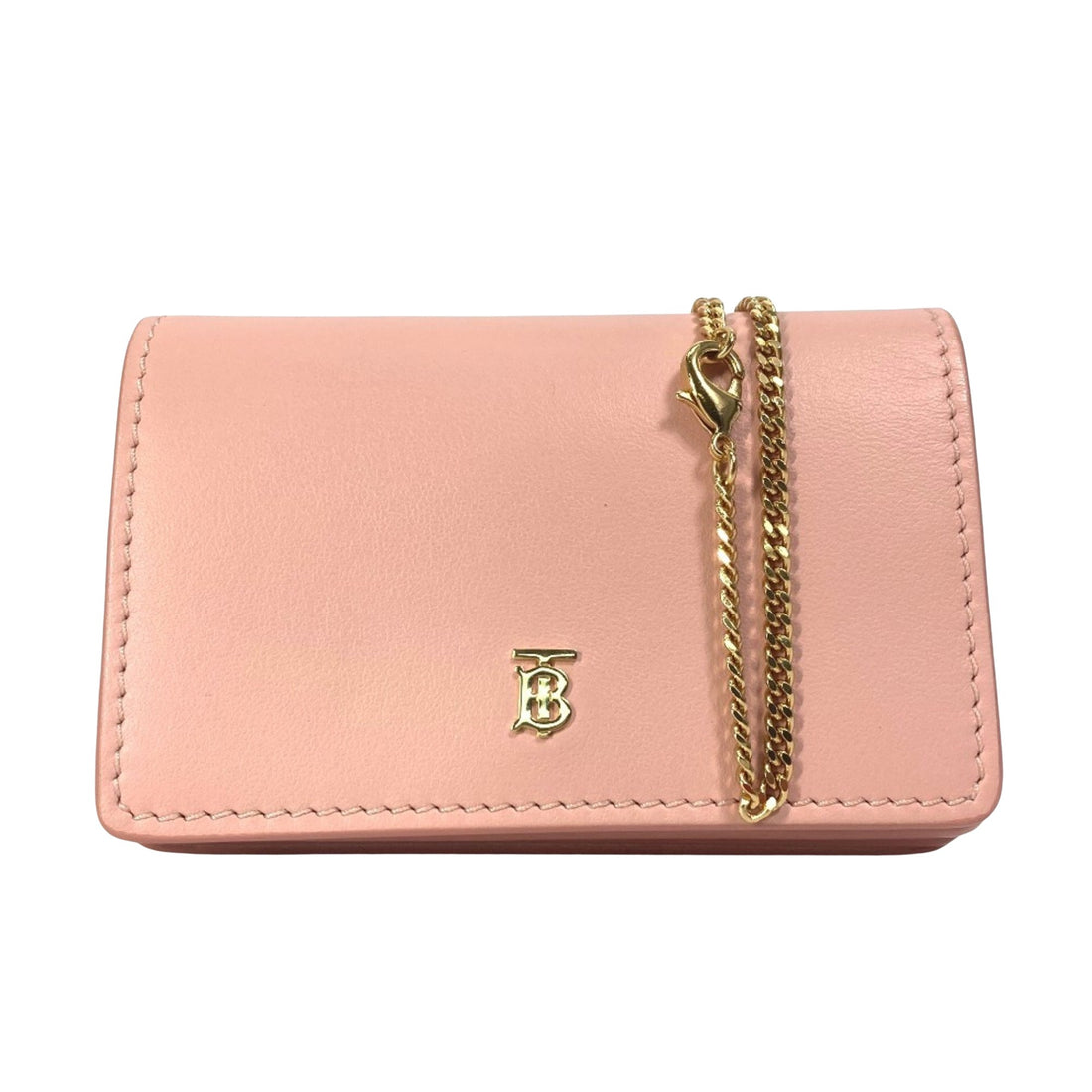 Burberry TB Pink Leather Wallet 