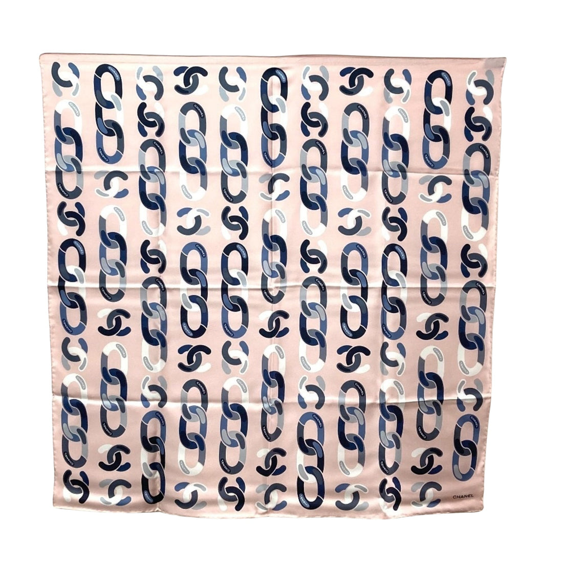 Chanel - Pink Silk Scarf 