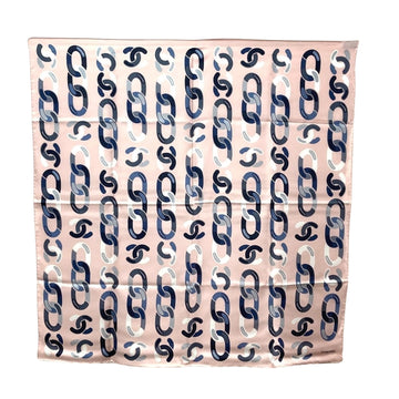 Chanel - Pink Silk Scarf 