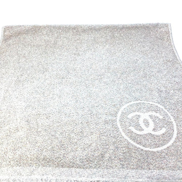 Chanel Ecru Cotton Scarf 