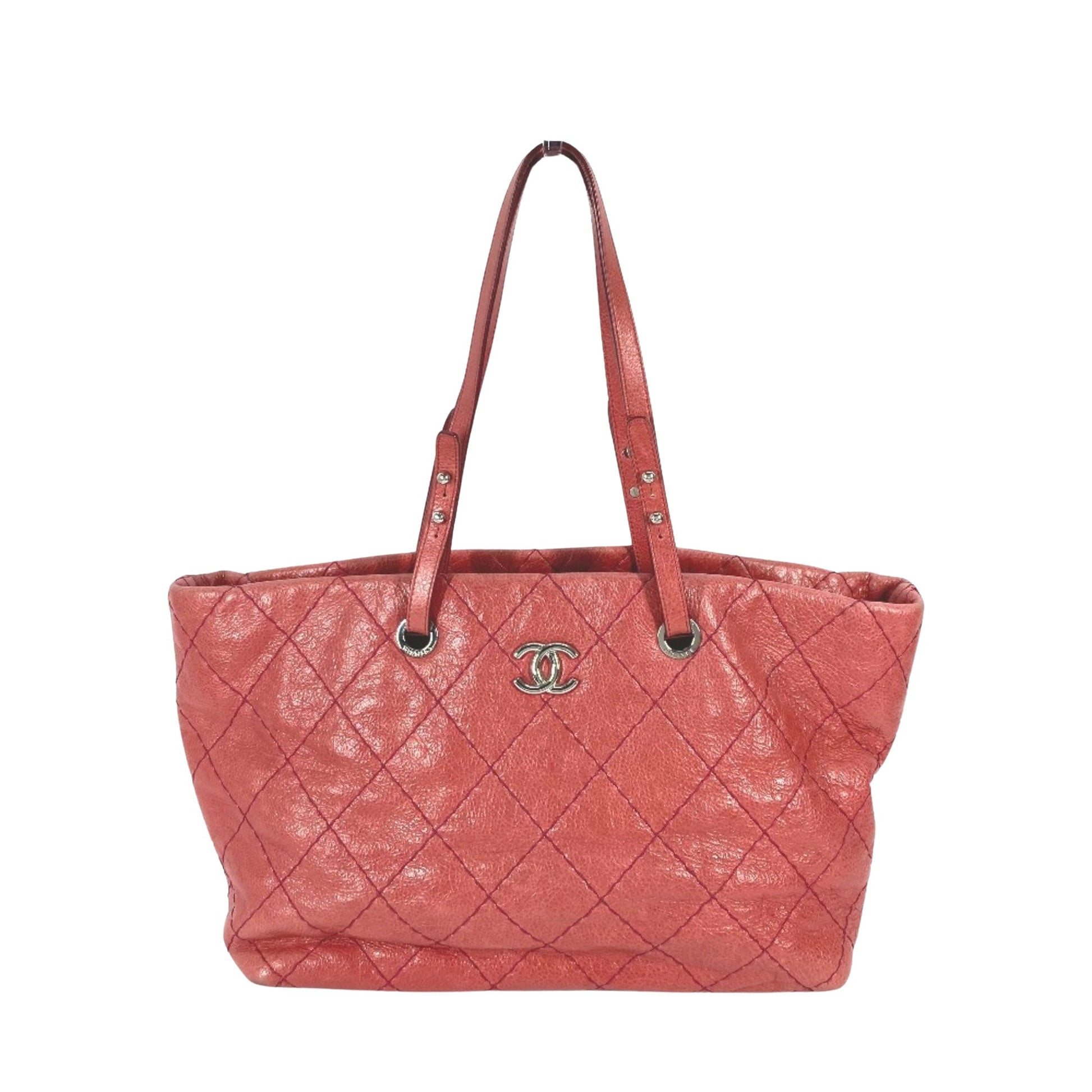 Chanel On the road Pink Leather Shoulder Bag