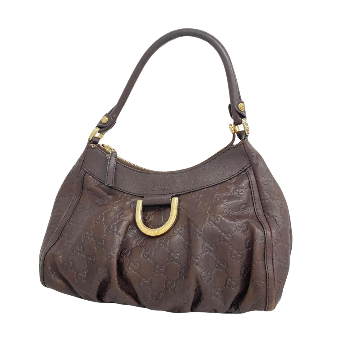 Gucci Guccissima Brown Leather Handbag 