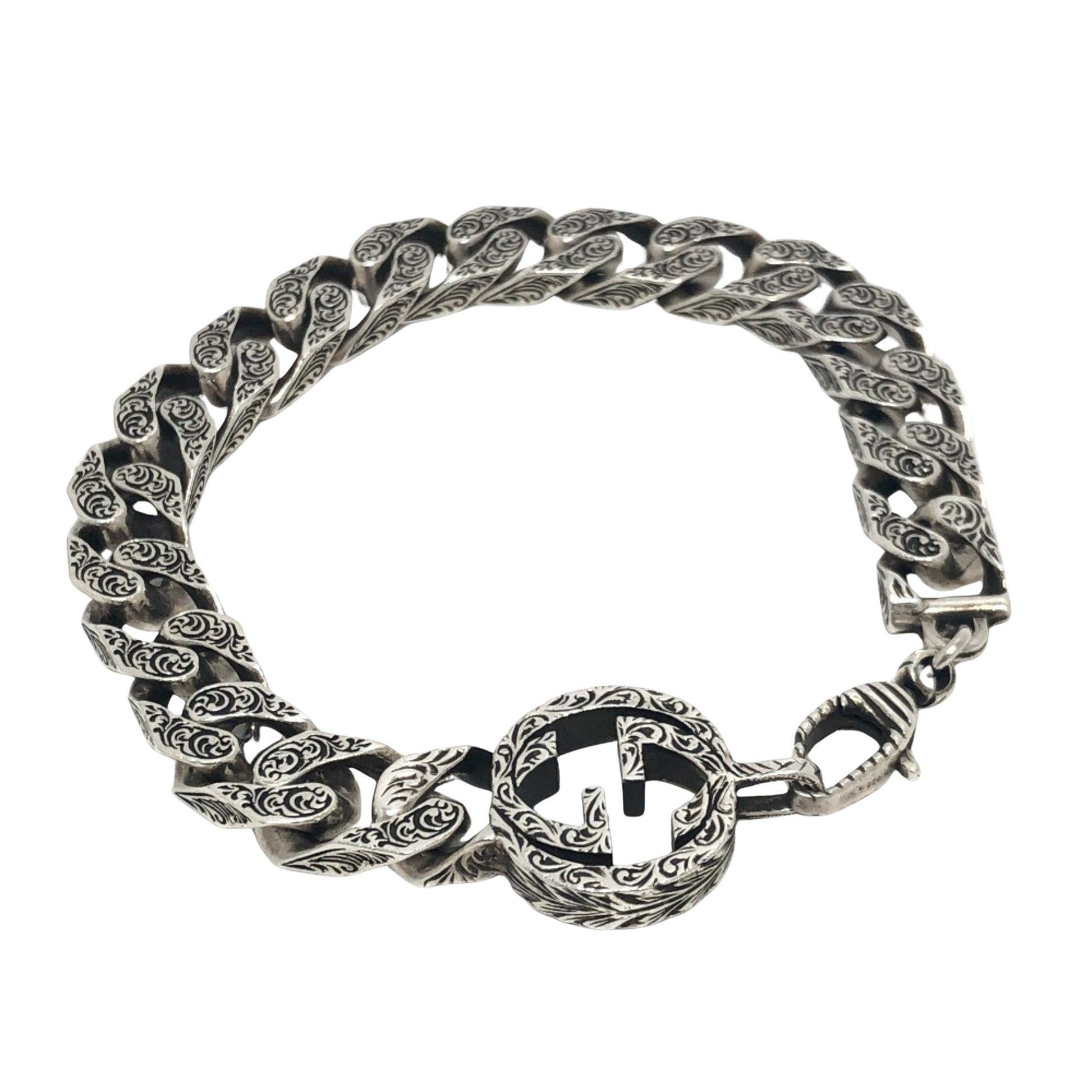 Gucci Interlocking Silver Silver Bracelet 