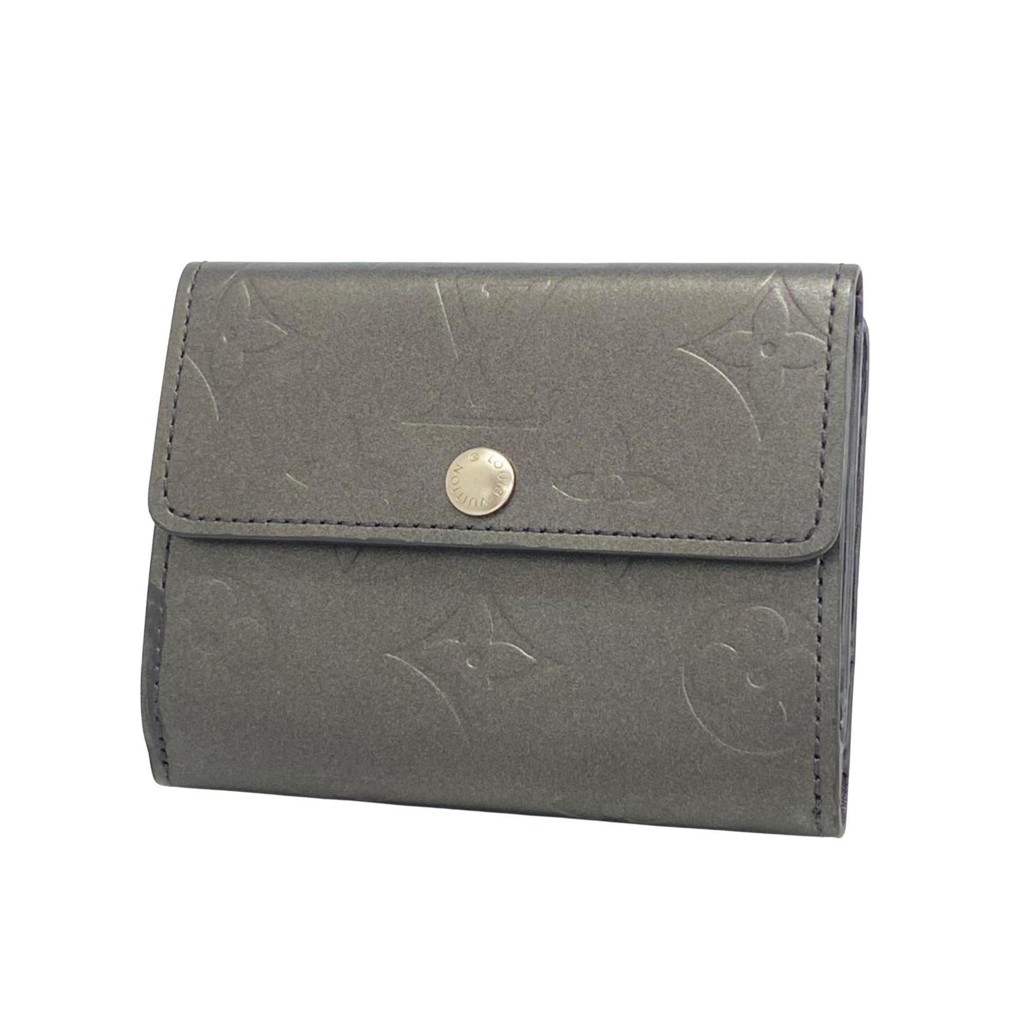 Louis Vuitton Ludlow Grey Patent Leather Wallet 