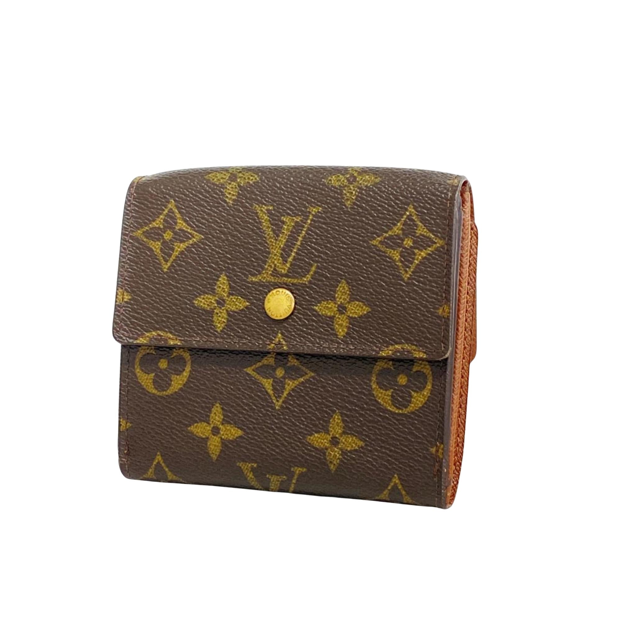 Louis Vuitton Elise Brown Canvas Wallet 