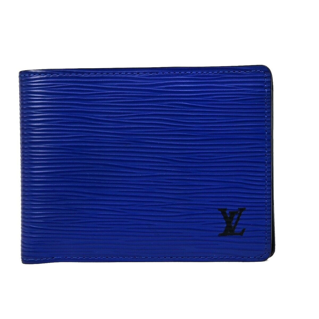 Louis Vuitton Multiple Blue Leather Wallet 