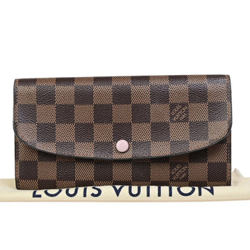 Louis Vuitton Emilie Brown Canvas Wallet 