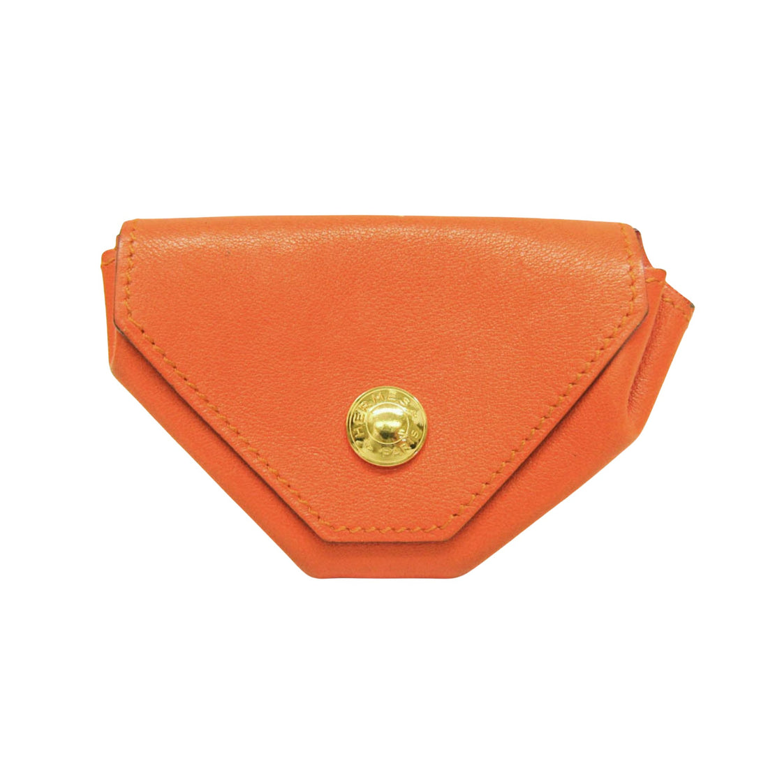 Hermès 24 Orange Leather Wallet 