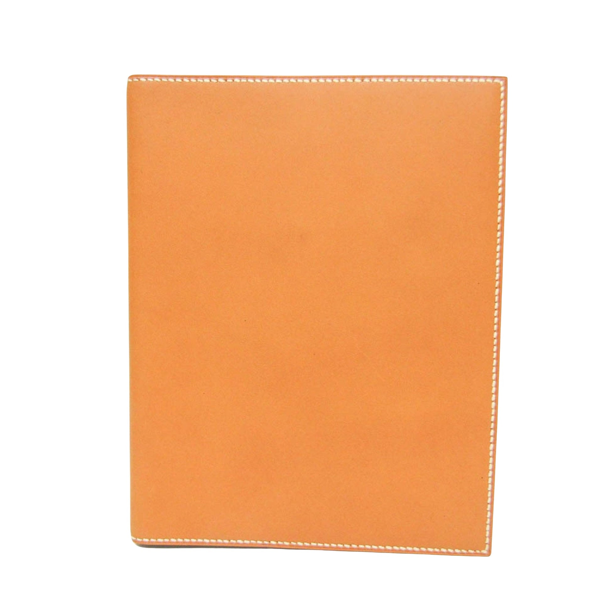 Hermès Agenda cover Gold Leather Wallet 