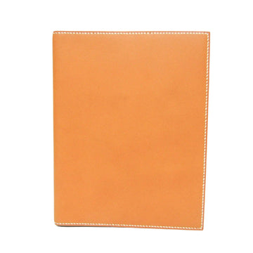 Hermès Agenda cover Gold Leather Wallet 