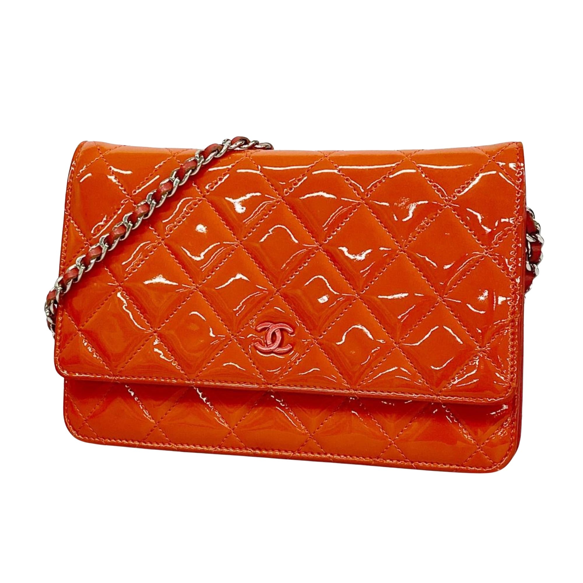 Chanel Wallet On Chain Multicolour Patent Leather Shoulder Bag